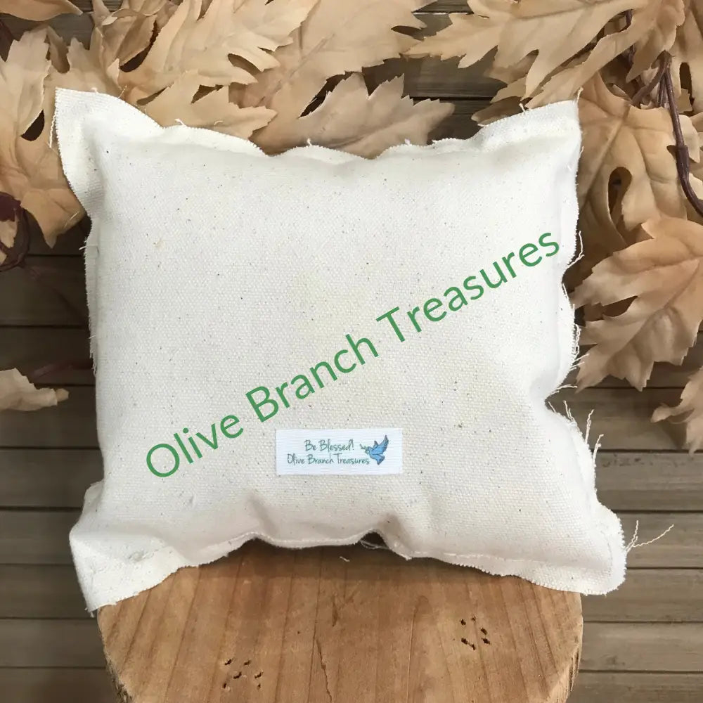 Fall Mini Pillow * Maple Leaf Decorative