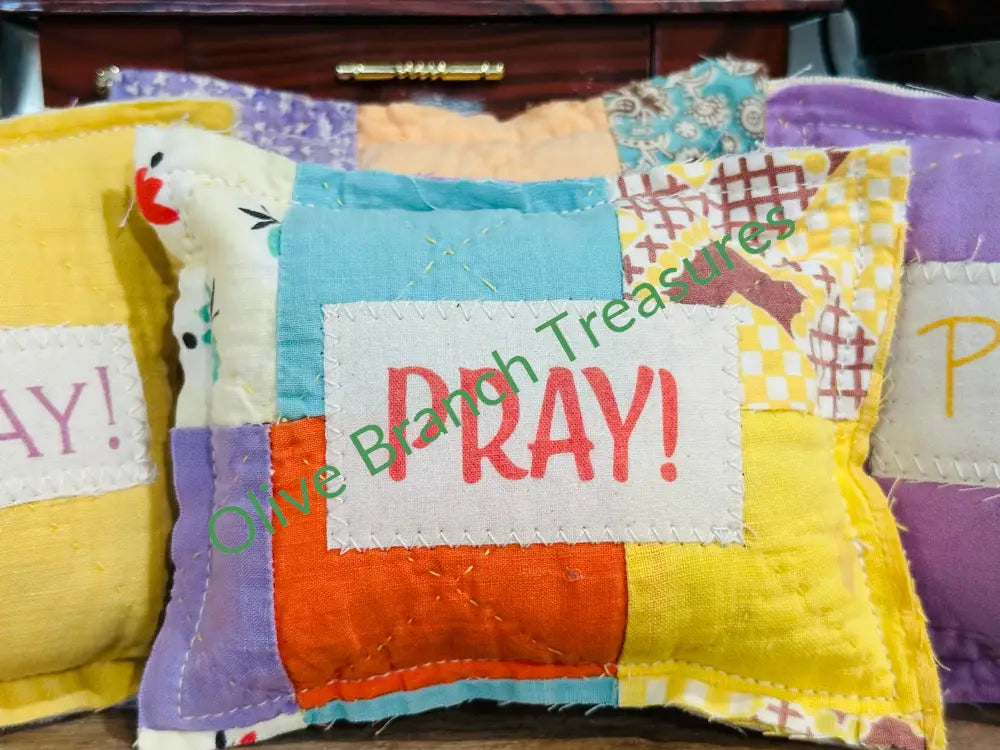Prayer Prompter Mini Pillows * Sets of 5! Bowl Fillers/Mini Pillows