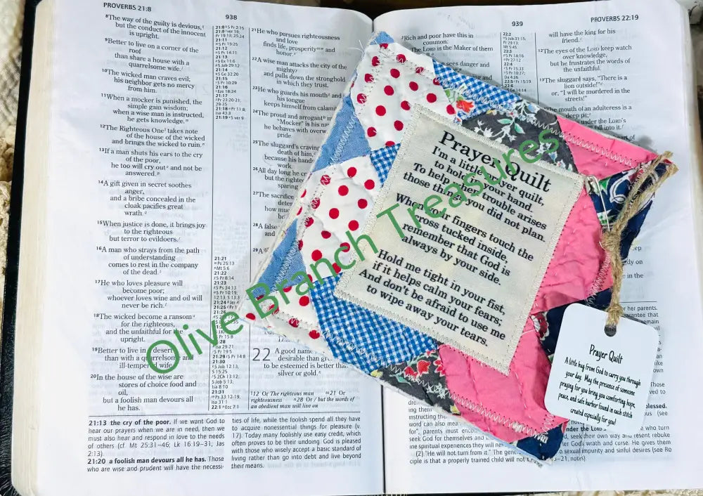 The Original Prayer Quilt Pocket Prayer Quilt Square