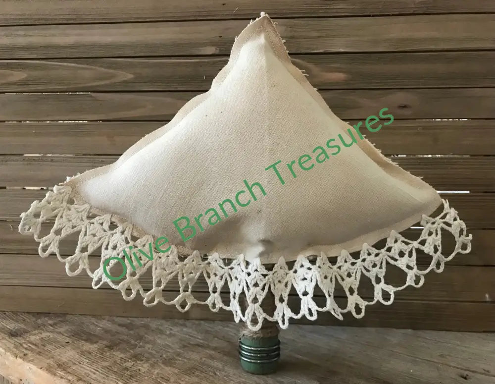 Vintage Textile Christmas Tree On Spool
