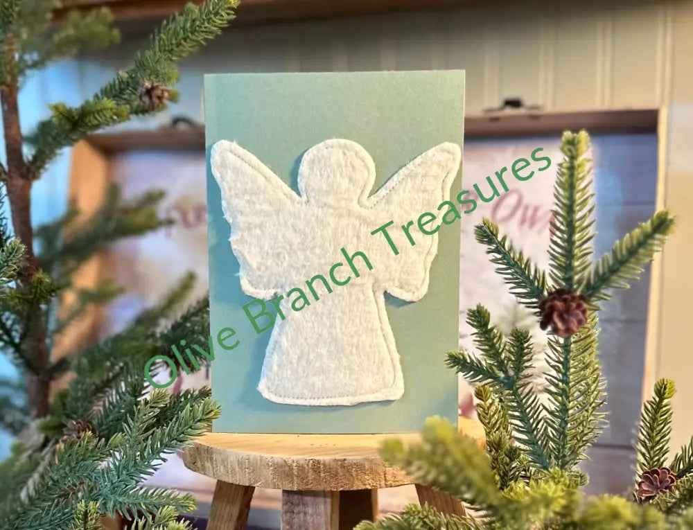 Large Frameable Christmas Cards Angel