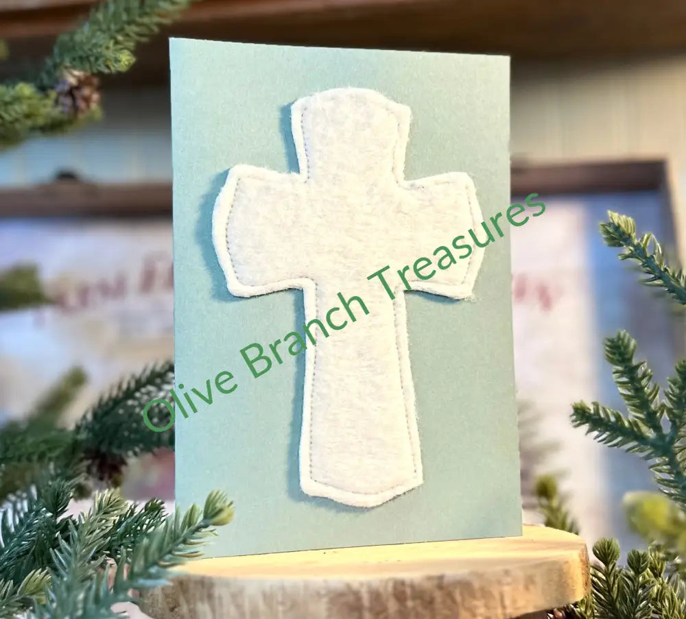 Large Frameable Christmas Cards Cross (Celtic)