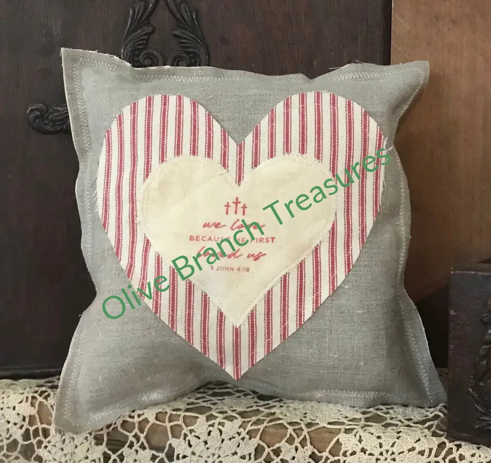 Love Pillows * We Love Because... Decorative Pillow