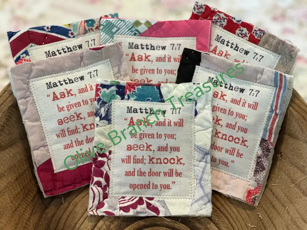 MINI SCRIPTURE QUILT BUNDLES * BUNDLE AND SAVE! Mini Scripture Quilt Bundles