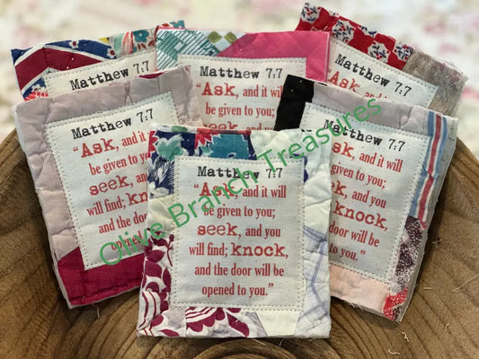 MINI SCRIPTURE QUILT BUNDLES * BUNDLE AND SAVE! Mini Scripture Quilt Bundles