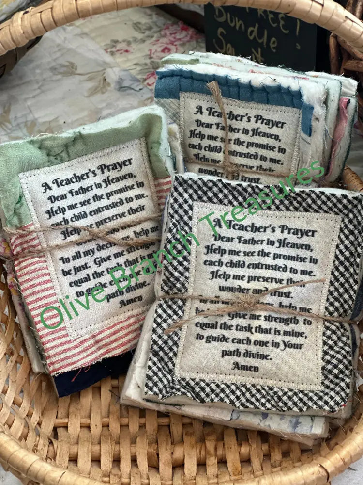 Mini Teacher Prayer Quilt Bundles Mini Teacher Prayer Quilt