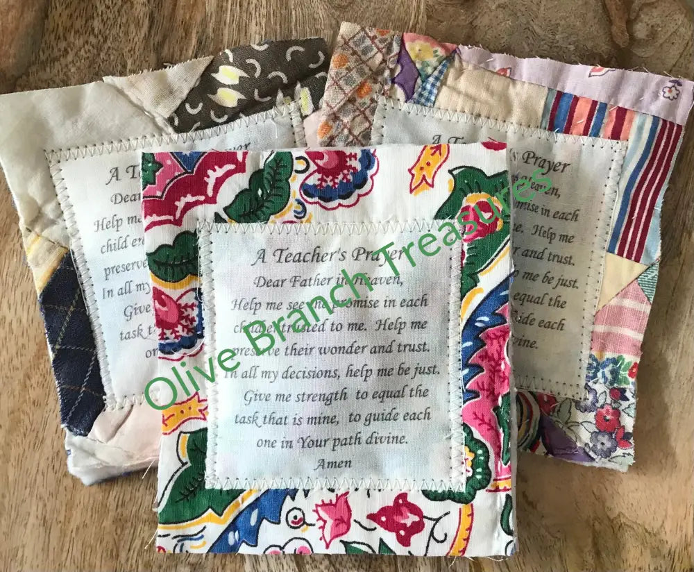 Mini Teacher Prayer Quilt Bundles Mini Teacher Prayer Quilt