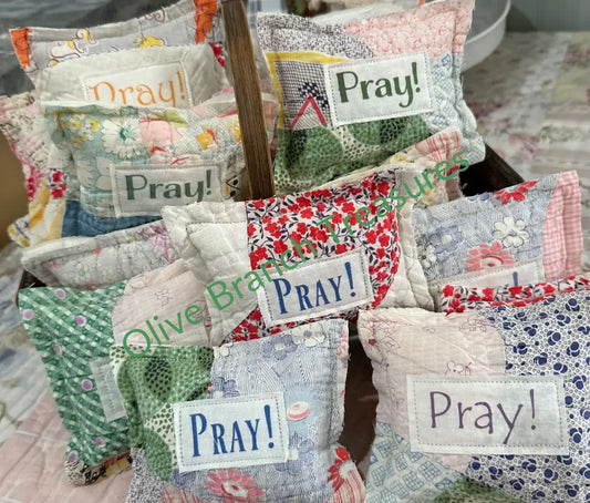 Prayer Prompter Mini Pillows * Sets Of 3 Bowl Fillers/Mini