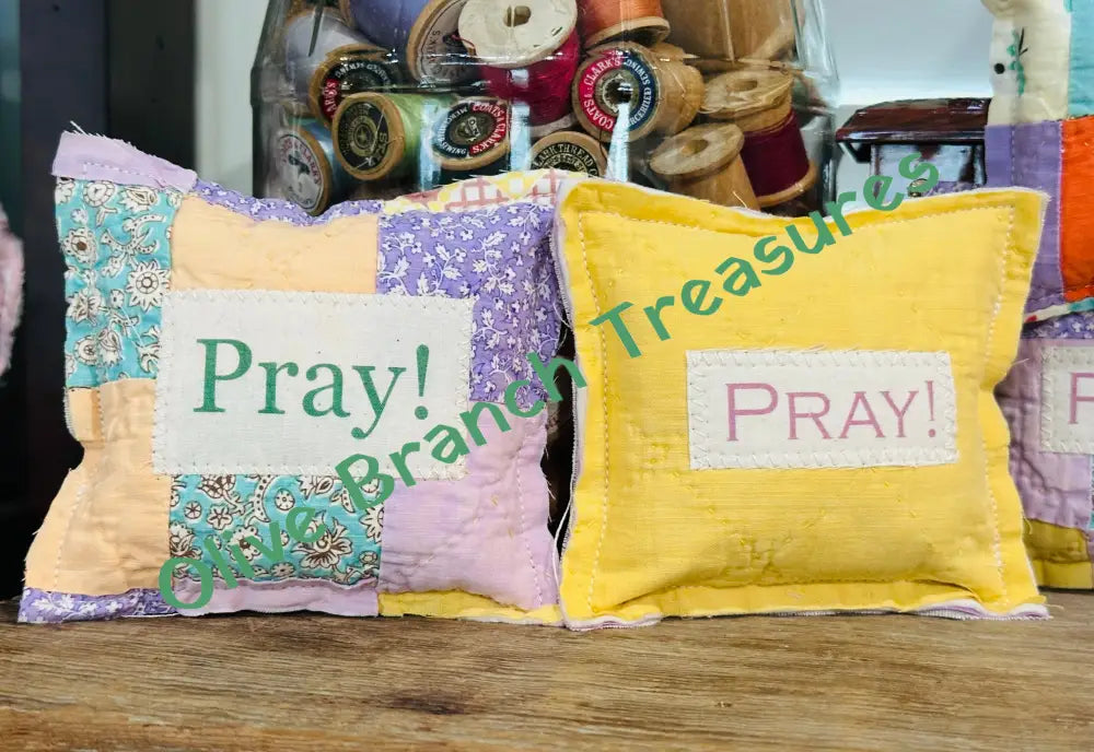 Prayer Prompter Mini Pillows * Sets of 5! Bowl Fillers/Mini Pillows