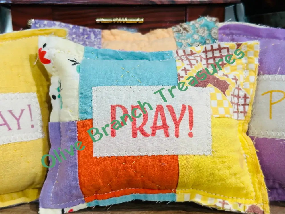 Prayer Prompter Mini Pillows * Sets of 5! Bowl Fillers/Mini Pillows