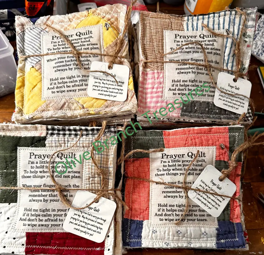 Prayer Quilt Bundles Pocket Prayer Quilt Square