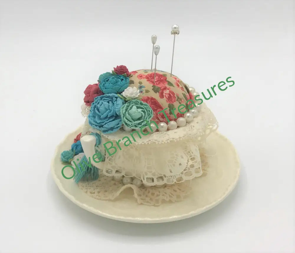 Tea Cup Pincushion * Vintage Style