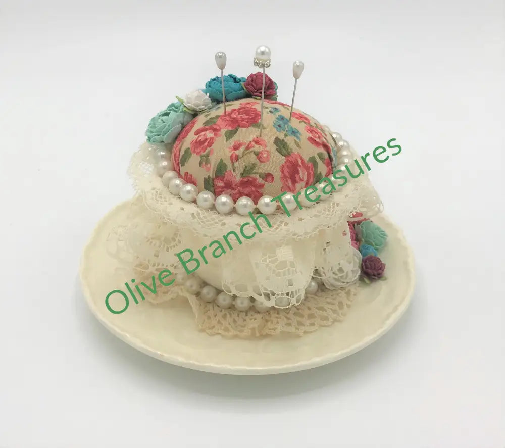 Tea Cup Pincushion * Vintage Style