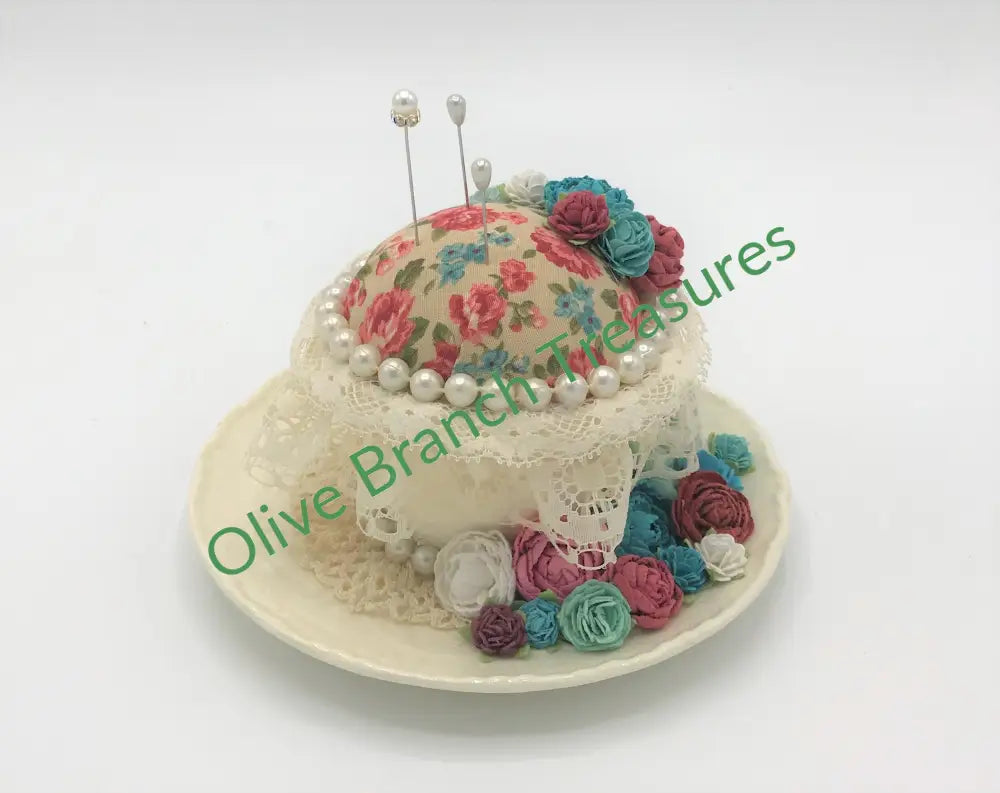 Tea Cup Pincushion * Vintage Style