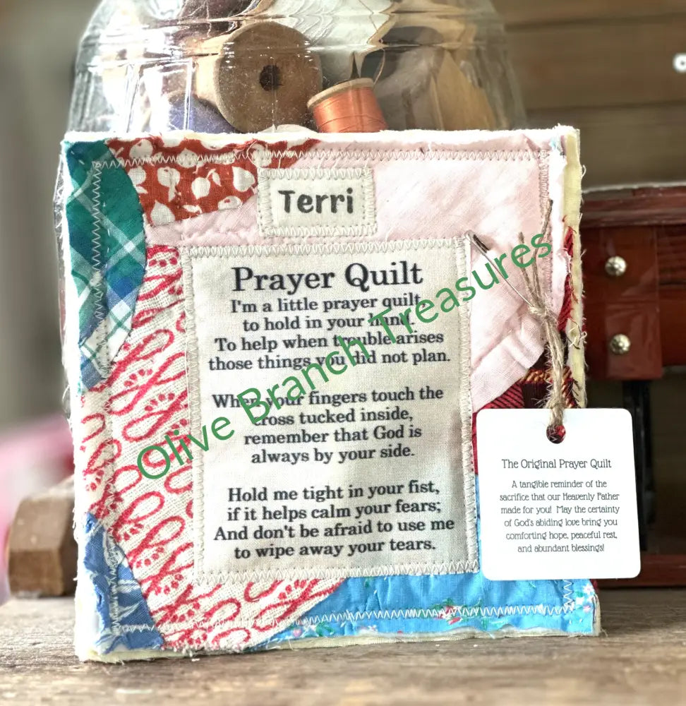 The Original Prayer Quilt: PERSONALIZED Prayer Quilt