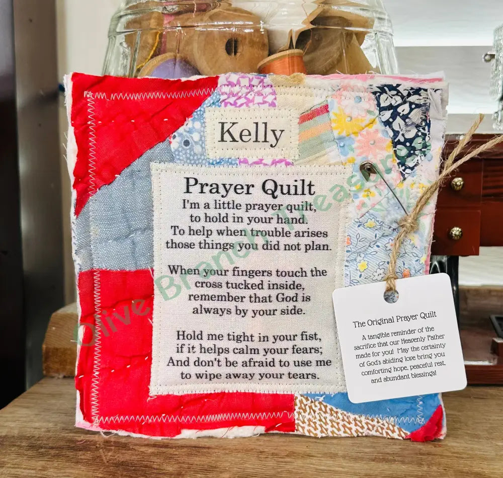 The Original Prayer Quilt: PERSONALIZED Prayer Quilt