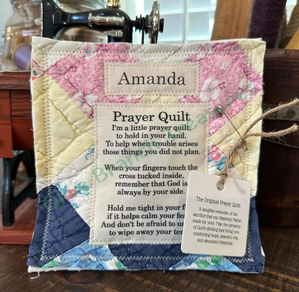 The Original Prayer Quilt: PERSONALIZED Prayer Quilt