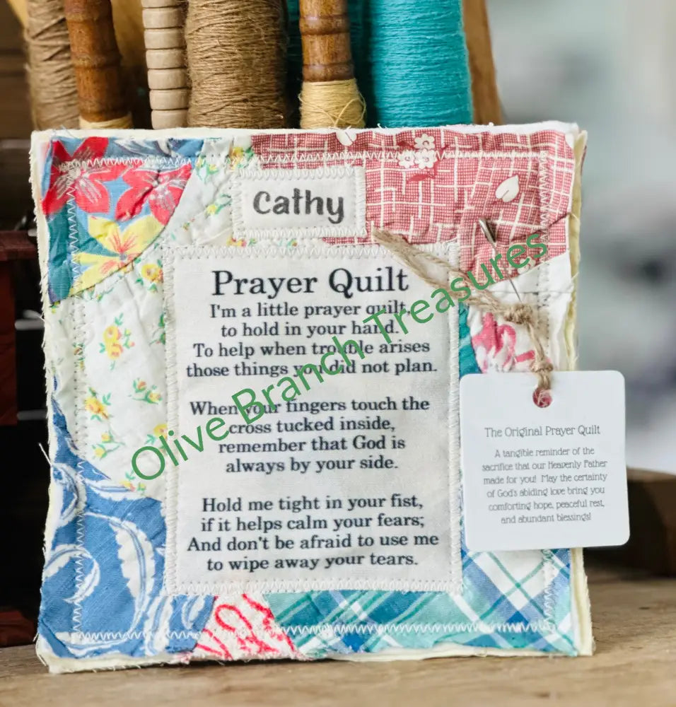 The Original Prayer Quilt: PERSONALIZED Prayer Quilt