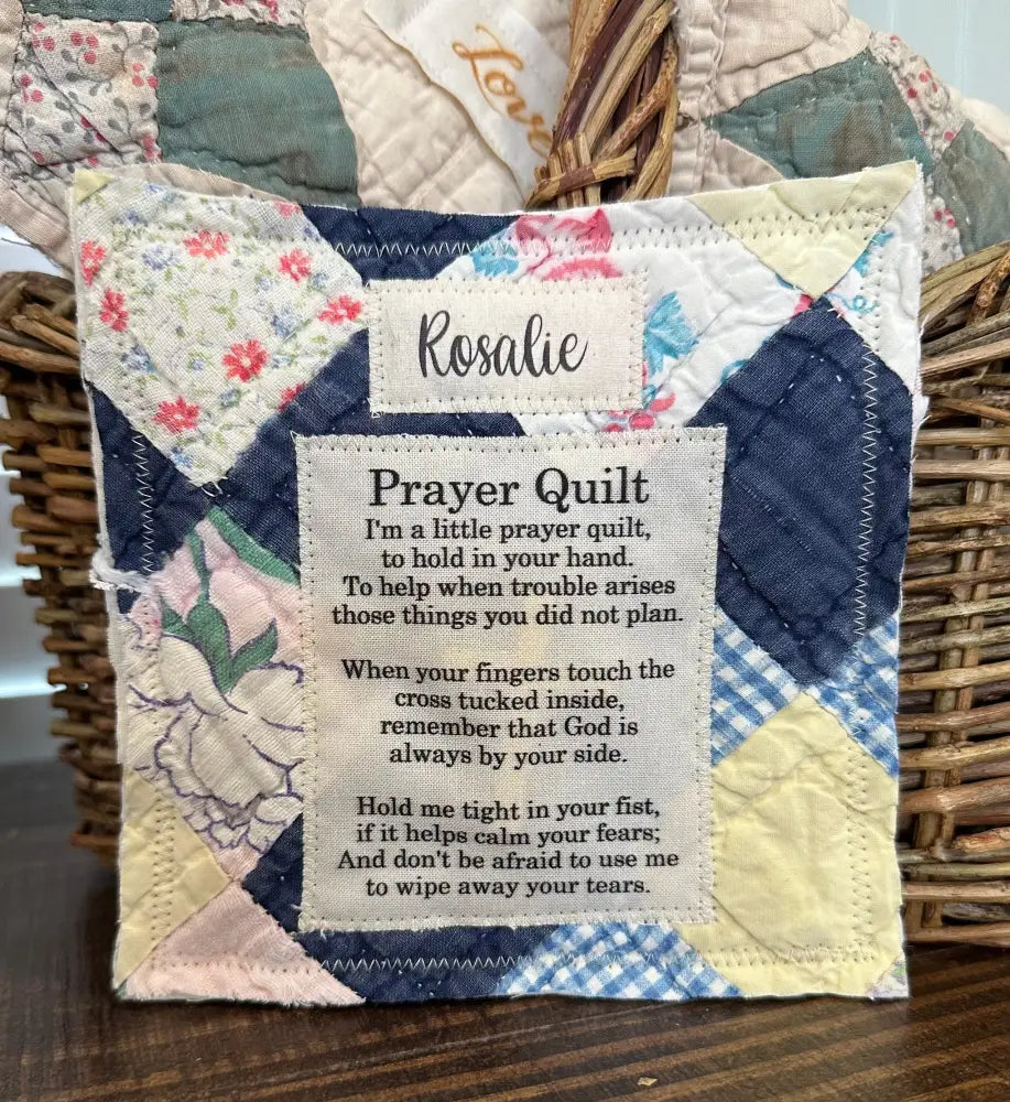 The Original Prayer Quilt: PERSONALIZED Prayer Quilt