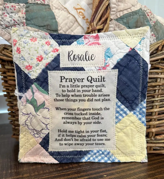 The Original Prayer Quilt: PERSONALIZED Prayer Quilt