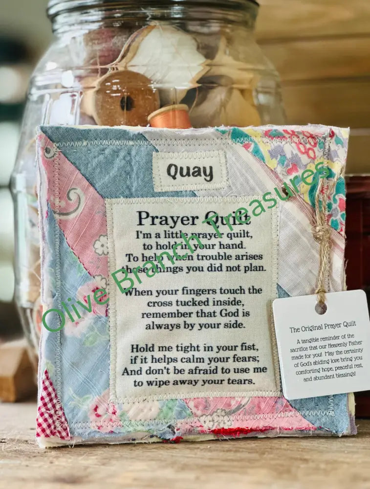 The Original Prayer Quilt: PERSONALIZED Prayer Quilt