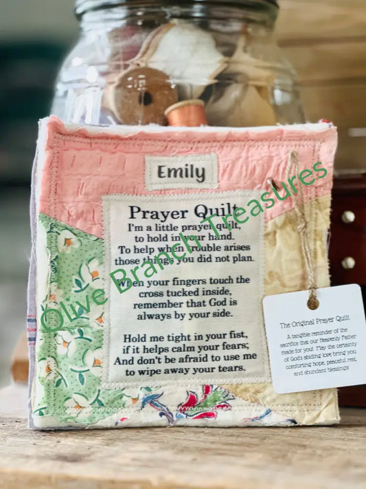 The Original Prayer Quilt: PERSONALIZED Prayer Quilt