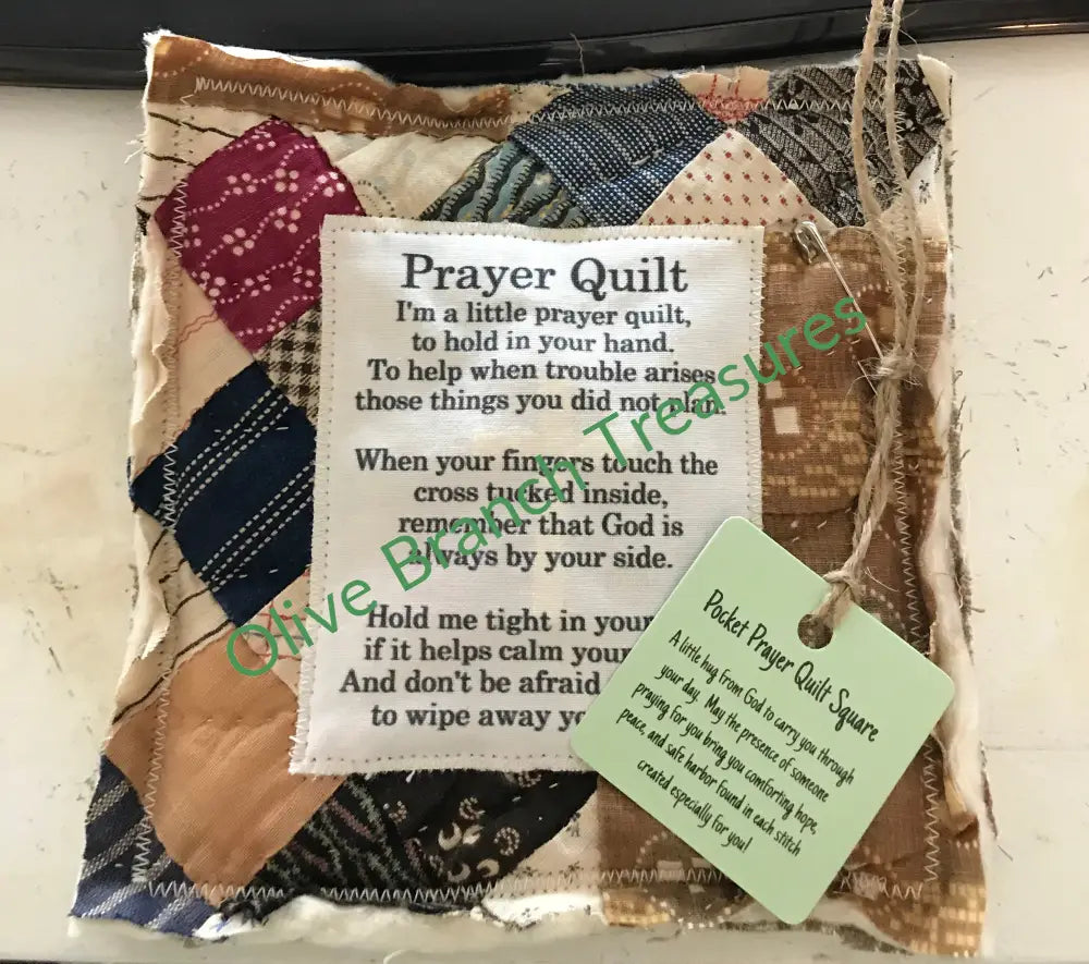 The Original Prayer Quilt Pocket Square