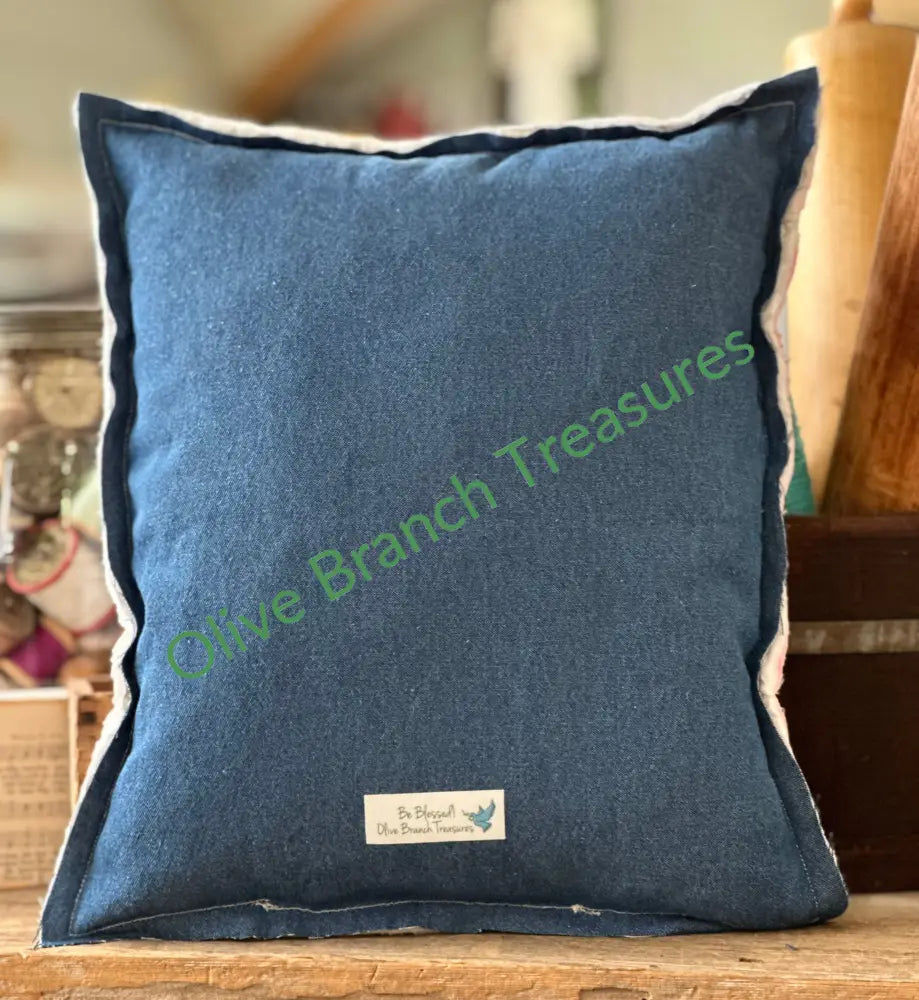 Vintage Quilt Pillow - Sunbonnet Sue -Hope Decorative