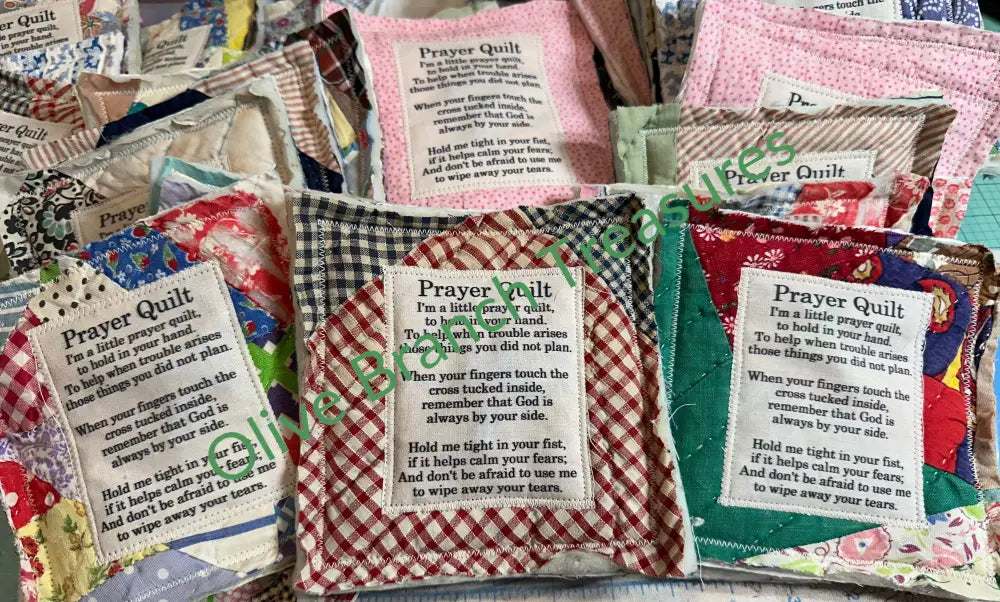 Wholesale * Prayer Quilts Pocket Quilt Square