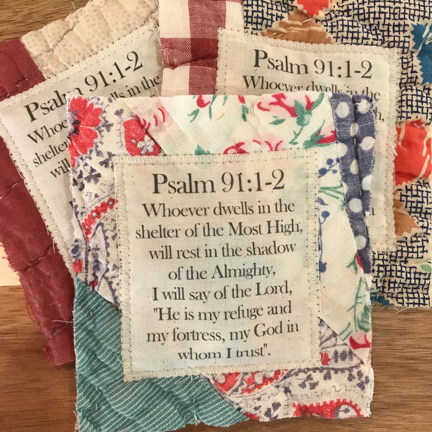 Wholesale * Mini Scripture Quilts * Psalm 91:1-2
