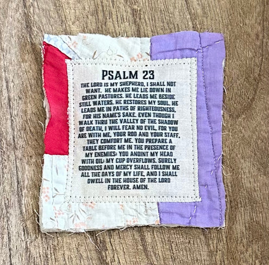 Mini Scripture Quilts * Psalm 23