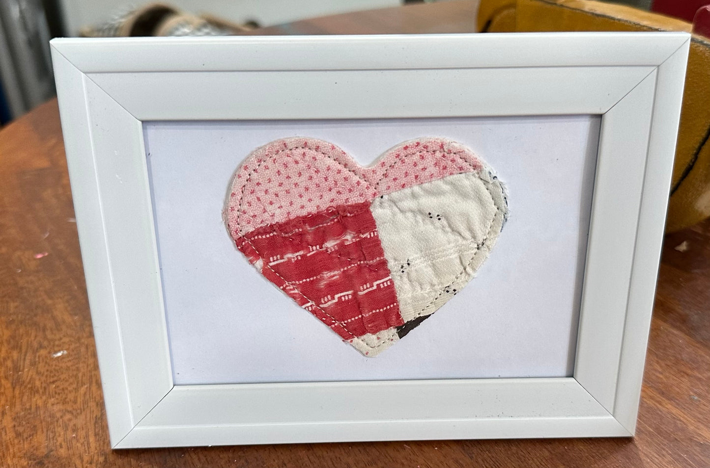 Quilted Note Cards * Heart