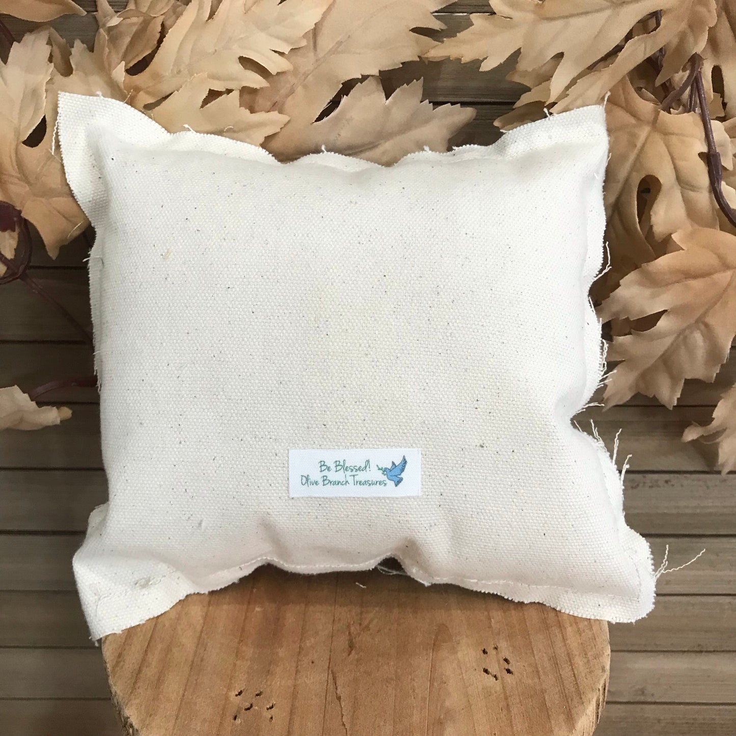 Fall Mini Pillow * Maple Leaf