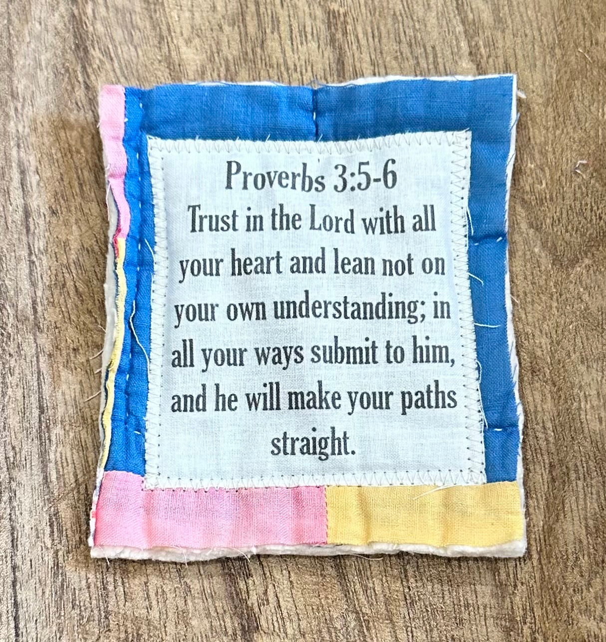Wholesale * Mini Scripture Quilts * Proverbs 3:5-6